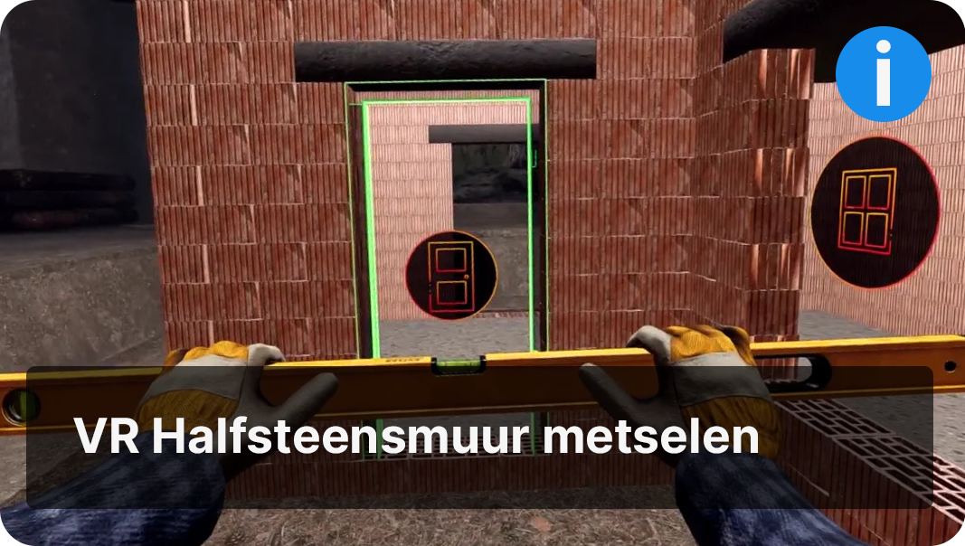 Halfsteensmuur metselen