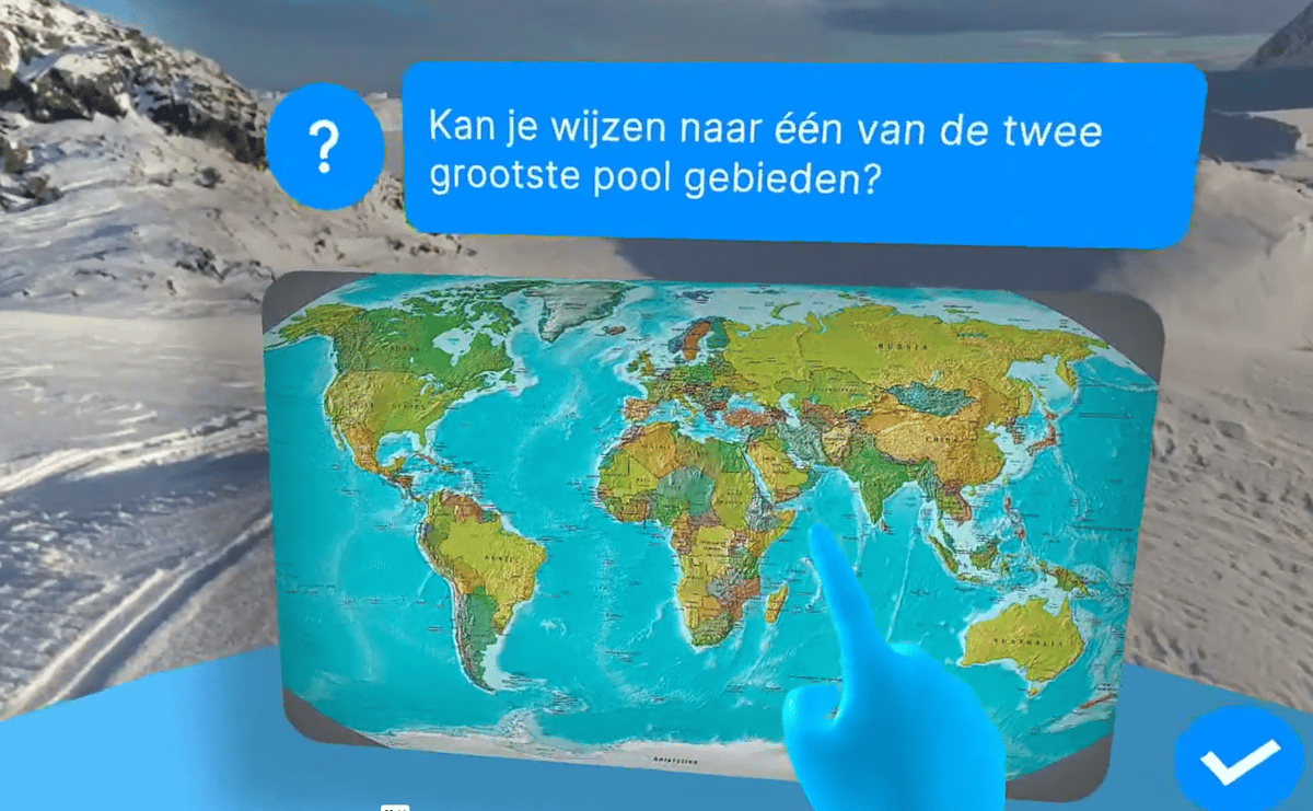 Kies het juiste poolgebied